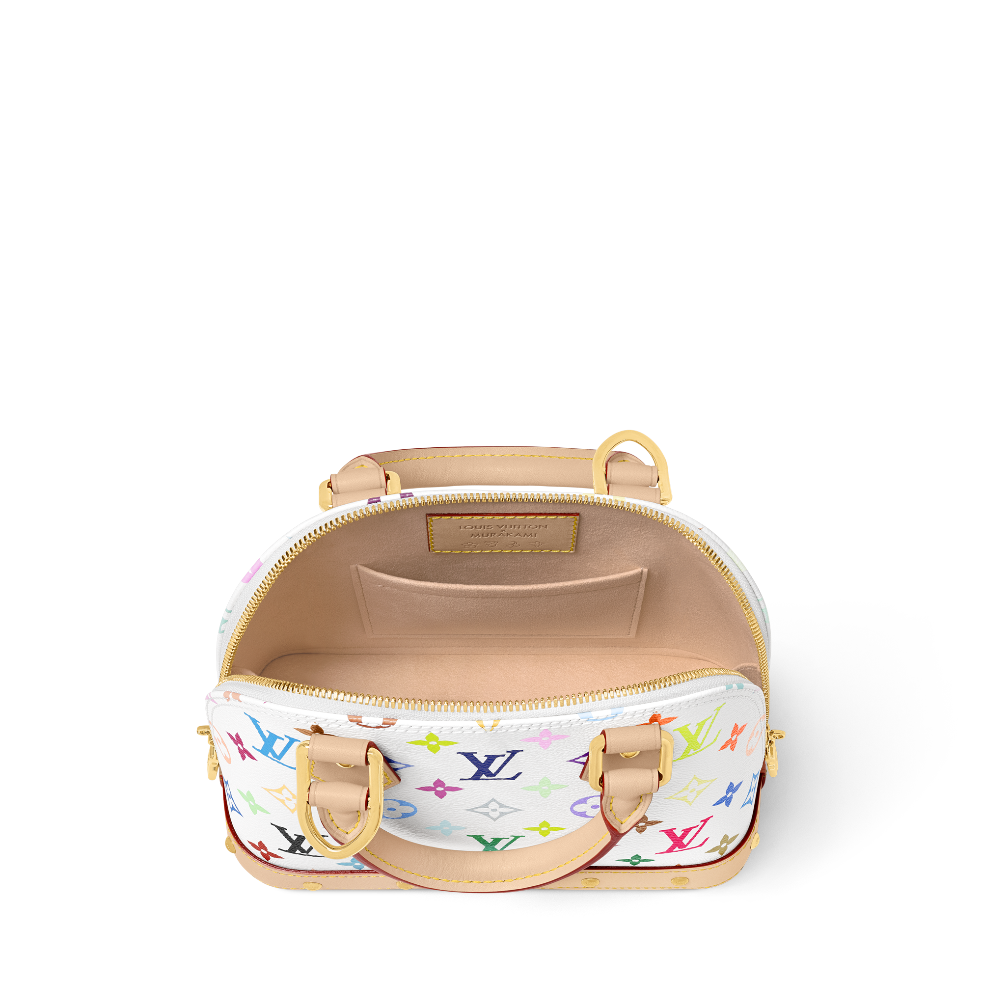 LV x TM Monogram Multicoloured Micro Alma Bag - Luxury S00 White